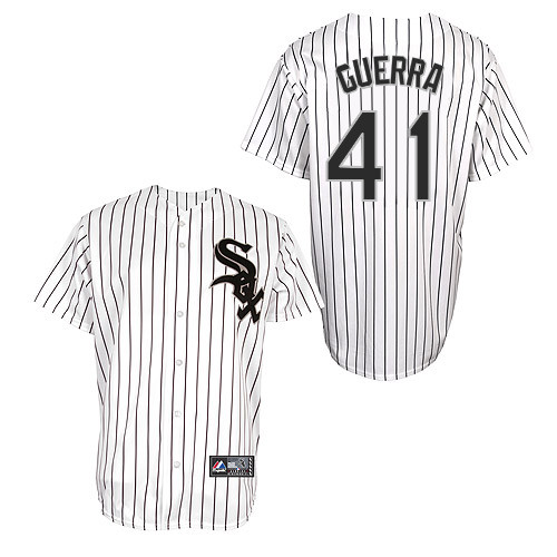 Javy Guerra #41 Youth Baseball Jersey-Chicago White Sox Authentic Home White Cool Base MLB Jersey